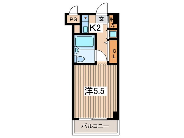 ルクレ青葉台の物件間取画像